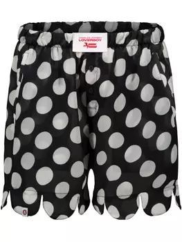 Боксеры с фестончатым краем Charles Jeffrey Loverboy, черный