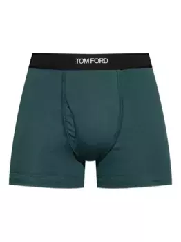 Боксеры с фирменным поясом TOM FORD, зеленый