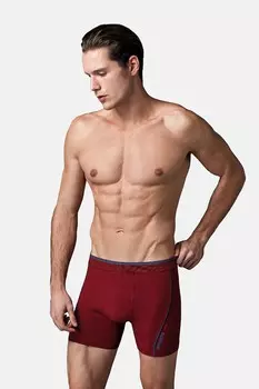 Боксеры с хлопком Eros, бургундия