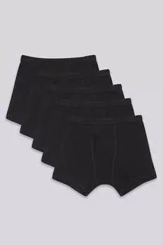 Боксеры с хлопком Marks & Spencer, черный