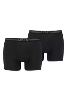 Боксеры с лиоцеллом - 2 пары Levi'S, черный