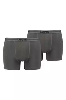 Боксеры с лиоцеллом - 2 пары Levi'S, серый