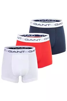 Боксеры с логотипом, 3 пары Gant, мультиколор
