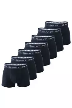 Боксеры с логотипом, 7 пар Gant, синий