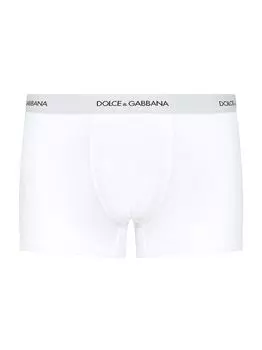 Боксеры с логотипом DOLCE&GABBANA, белый