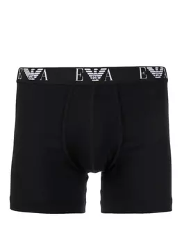 Боксеры с логотипом Emporio Armani, черный