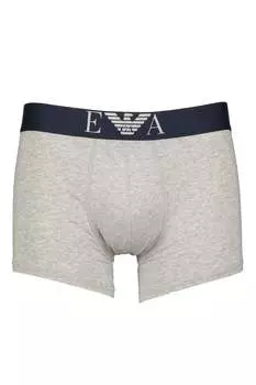 Боксеры с логотипом Emporio Armani Underwear, серый