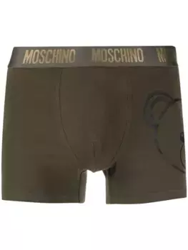 Боксеры с логотипом Moschino, зеленый