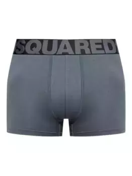 Боксеры с логотипом на ленте DSQUARED2, серый