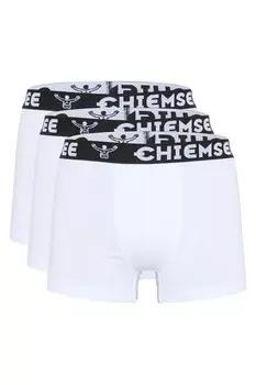 Боксеры с логотипом на поясе - 3 пары Chiemsee, белый