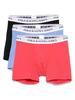 Боксеры с логотипом на поясе (упаковка из трех шт.) Polo Ralph Lauren, красный
