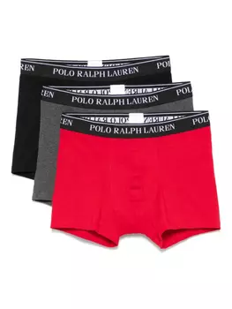 Боксеры с логотипом на поясе (упаковка из трех шт.) Polo Ralph Lauren, красный