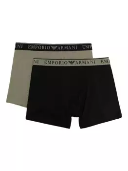 Боксеры с логотипом на поясе (упаковка из 2 шт.) Emporio Armani, нейтральный