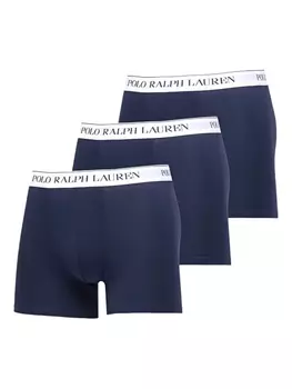 Боксеры с логотипом на поясе (упаковка из трех шт.) Polo Ralph Lauren, синий