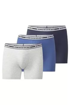 Боксеры с логотипом на талии, 3 пары Baldessarini, серый