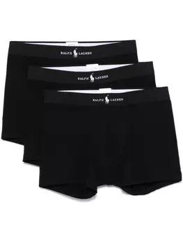 Боксеры с логотипом Polo Ralph Lauren на поясе (упаковка из трех шт.), черный