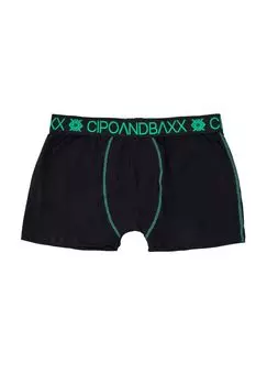 Боксеры с модными контрастными акцентами CIPO & BAXX, зеленый