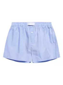 Боксеры с нашивкой-логотипом Versace, синий