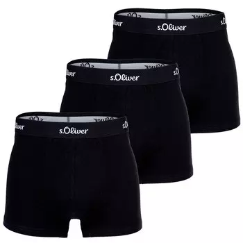 Боксеры S Oliver Boxershort 3 шт, черный
