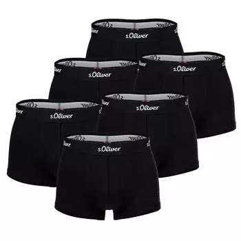 Боксеры S Oliver Boxershort 6 шт, черный