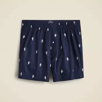 Боксеры с принтом J.Crew, синий