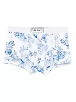 Боксеры с принтом VERSACE, белый