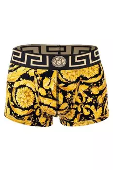 Боксеры с принтом Versace, черный