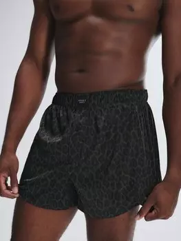 Боксеры Savage X Fenty Savage X Satin, цвет Antique Green On The Prowl Print