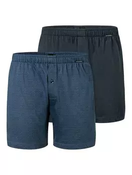 Боксеры SCHIESSER Basic, цвет Dark blue/Black