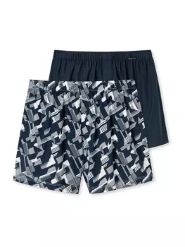 Боксеры Schiesser Boxer Multipacks, цвет Dunkelblau, wei