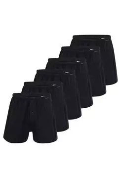 Боксеры Schiesser Boxershorts Singel-Jersey, черный