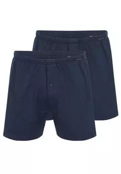 Боксеры Schiesser Boxershorts Singel-Jersey, темно-синий