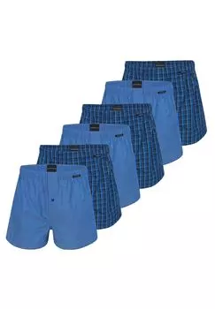 Боксеры Schiesser Boxershorts Web, цвет Royal Blue
