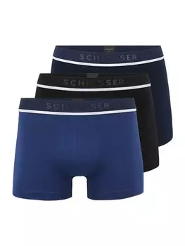Боксеры SCHIESSER, цвет Navy/Gentian/Black