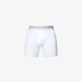 Боксеры Sculpt стандартной посадки из эластичного хлопка со средней посадкой Spanx, белый