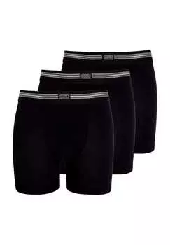 Боксеры-Шорты 3 пары эластичные Jockey, черный