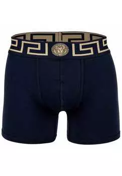 Боксеры-Шорты - би-стрейч топика органический хлопок однотонные Versace, синий