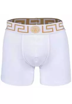 Боксеры-Шорты - би-стрейч топика органический хлопок однотонные Versace, белый