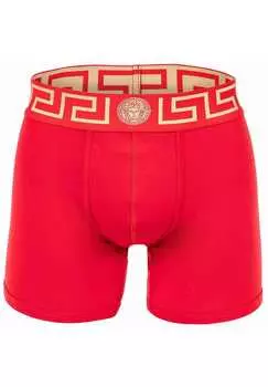 Боксеры-Шорты - би-стрейч топика органический хлопок однотонные Versace, красный