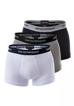 Боксеры-Шорты - хлопок-стрейч 3 шт. в упаковке Emporio Armani, мультиколор