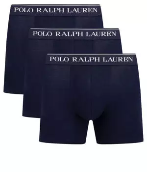 Боксеры синие Polo Ralph Lauren, 3 штуки