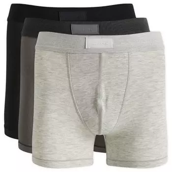 Боксеры Skims Cotton Boxer Brief 3", цвет Heather Grey