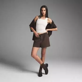 Боксеры SKIMS, цвет washed dark sepia