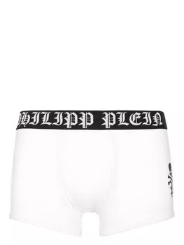 Боксеры Skull&Bones с логотипом Philipp Plein, белый