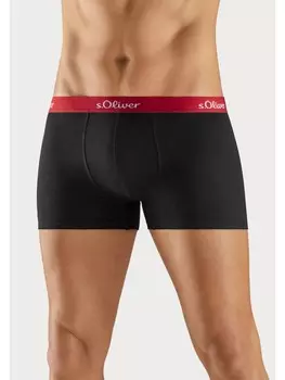 Боксеры sOliver, цвет schwarz-rot/schwarz-wei/schwarz-blau