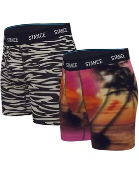 Боксеры Stance Rockstar 2-Pack Boxer Brief, разноцветный