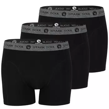 Боксеры Stark Soul Retro-Boxershorts 3' шт, черный