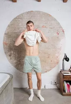 Боксеры STRIPED Pockies, зеленый