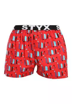 Боксеры Styx, красный