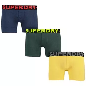 Боксеры Superdry 3 шт, разноцветный